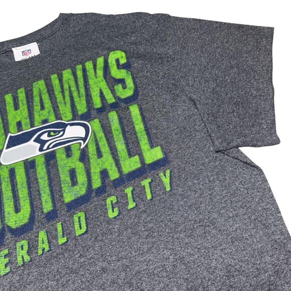 Seattle Seahawks Shirt Mens Large NFL Team Apparel Football Emerald City Tee - Picture 4 of 15
